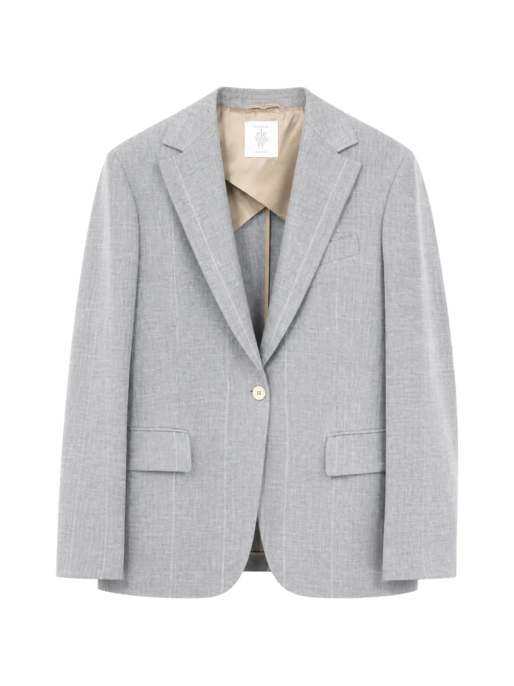 Eleventy pinstripe single-breasted blazer - Grau