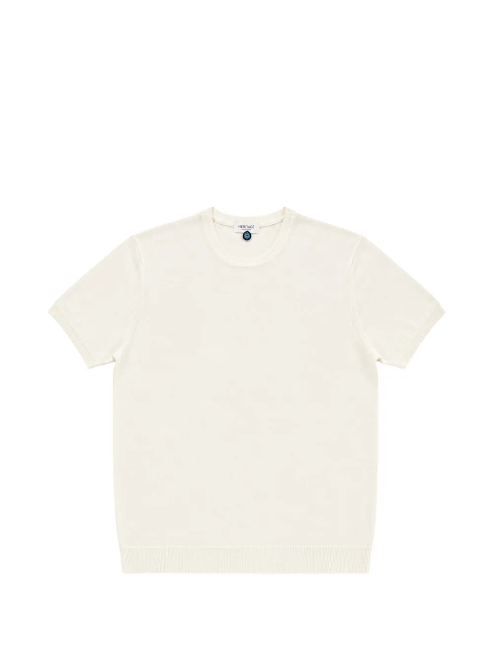 Heritage Crew-neck Short-sleeve T-shirt In Neutral