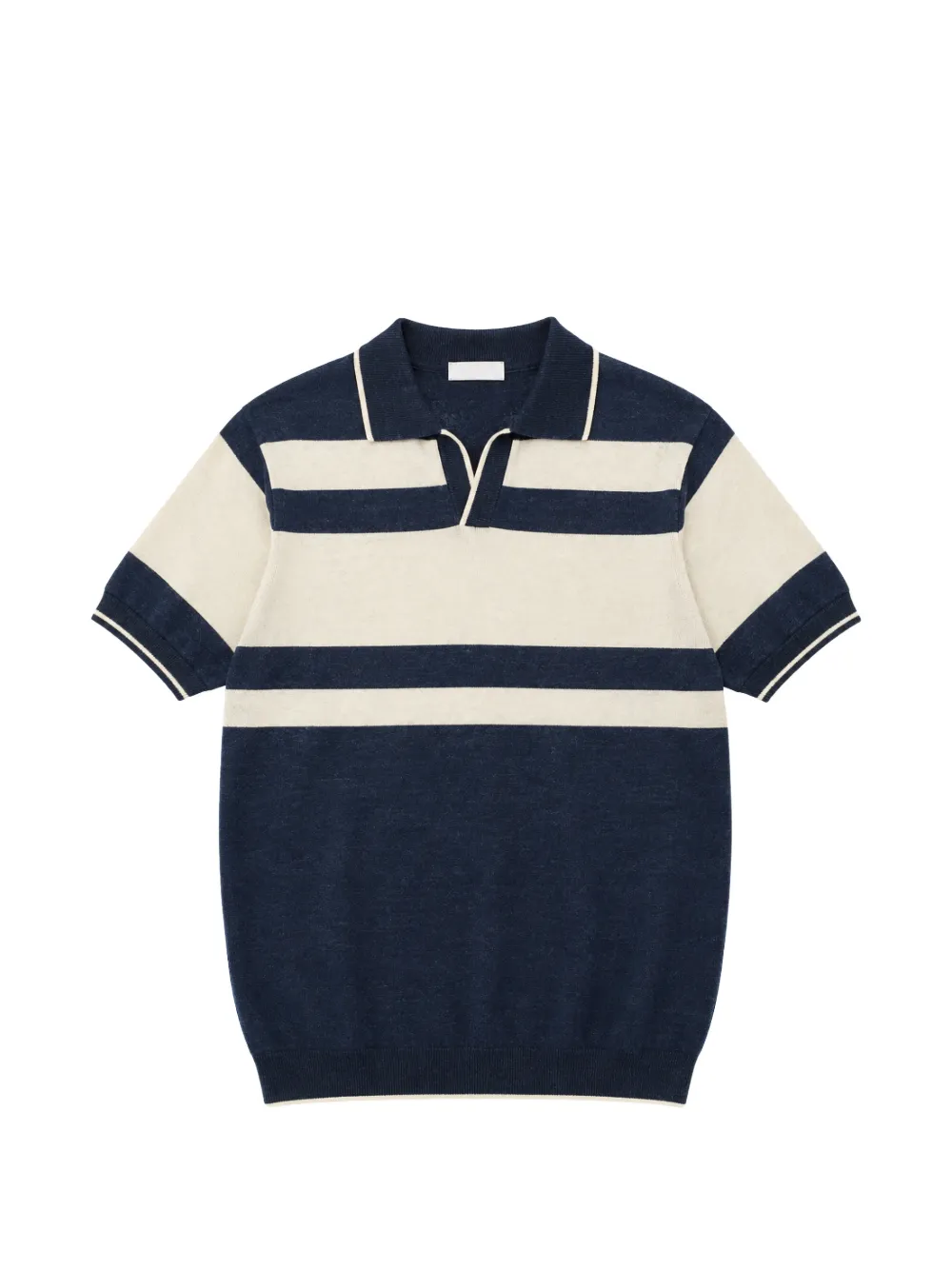 Heritage Striped Short-sleeve Polo Shirt In Blue