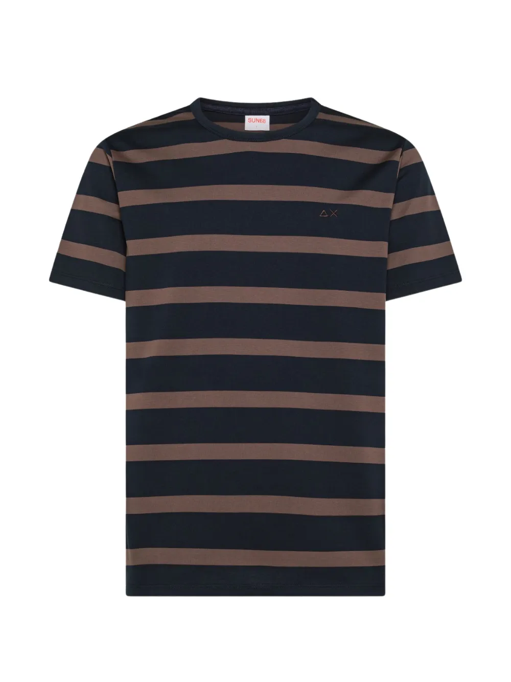 Sun 68 Striped T-shirt In Multi