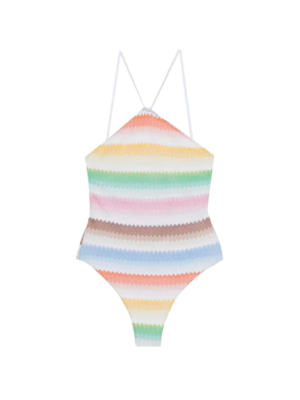 Missoni Zigzag Swimsuit in Neutrals