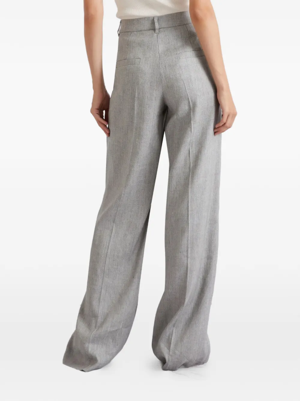  Marella Pocket Flared Trousers - Grey 
