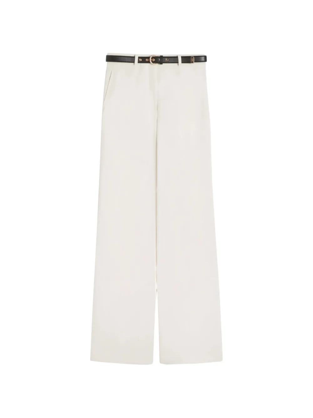 Max Mara belted palazzo pants - Toni neutri