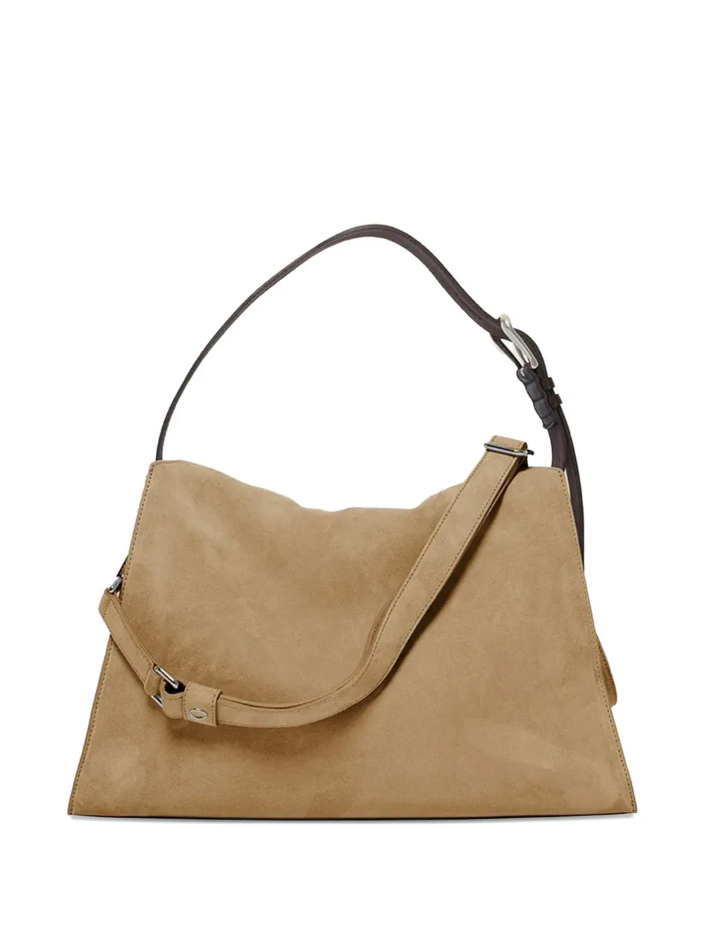  Orciani Medium Trinity Leather Shoulder Bag - Neutrals 