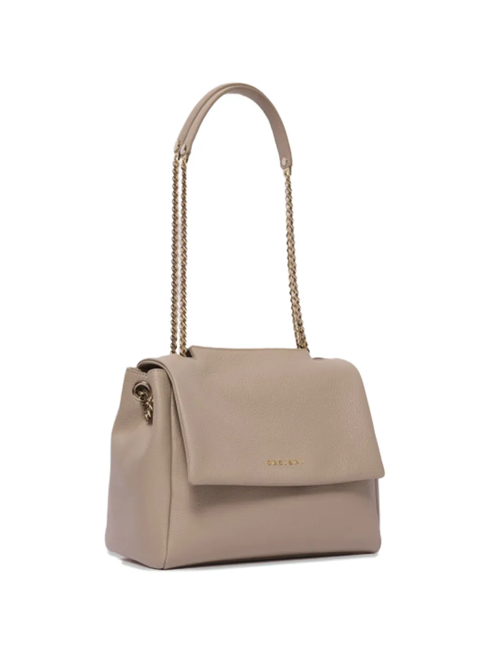  Orciani Sveva Sense Leather Satchel Bag - Neutrals 