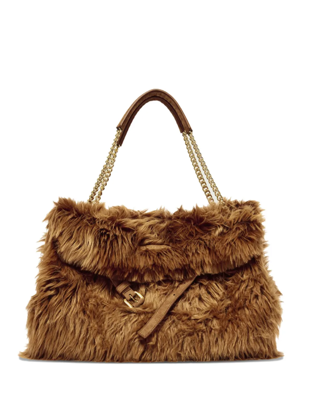 Orciani medium Venus Wolf chain-strap shoulder bag - Marrone