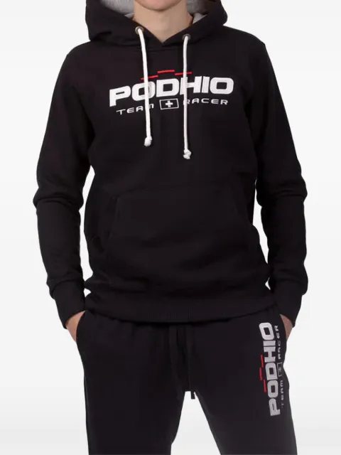 PODHIO logo-embroidered hoodie
