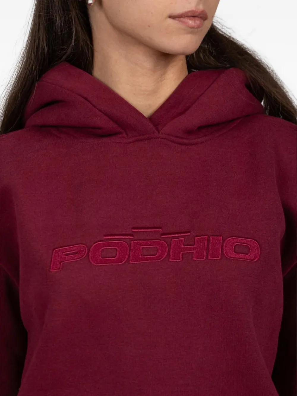  Podhio Long-sleeve Hoodie - Red 