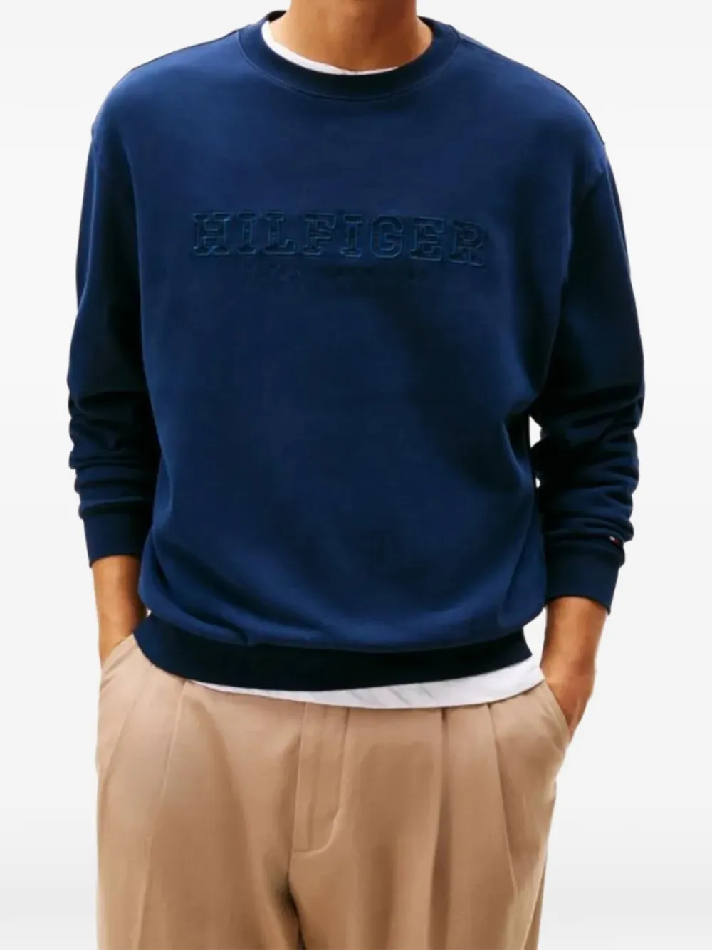  Tommy Hilfiger Embossed Sweatshirt - Blue 