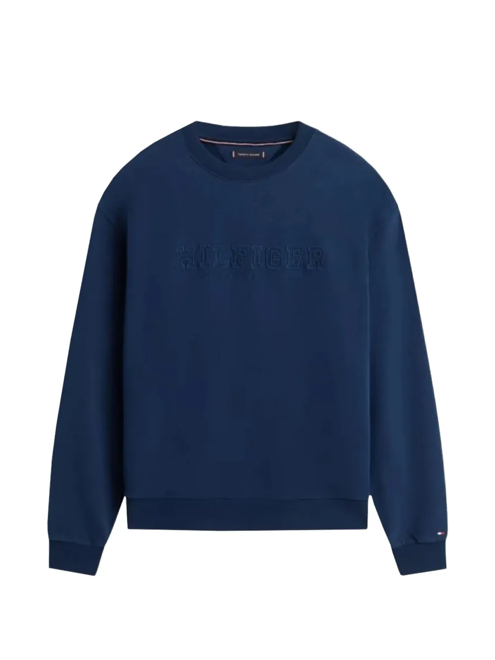 Tommy Hilfiger embossed sweatshirt - Blu