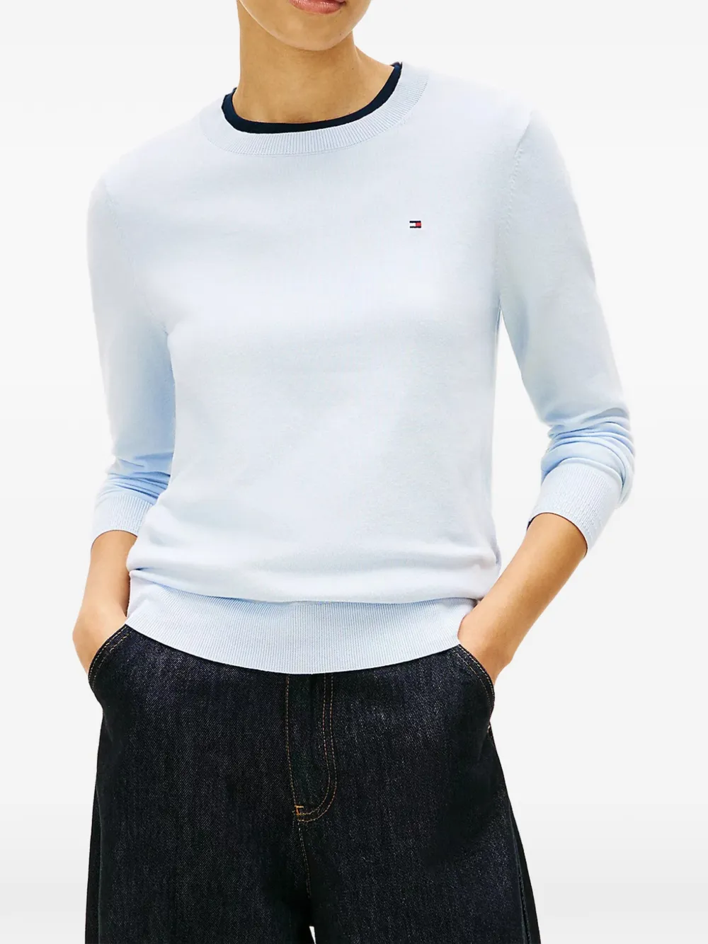  Tommy Hilfiger Logo Sweater - Blue 
