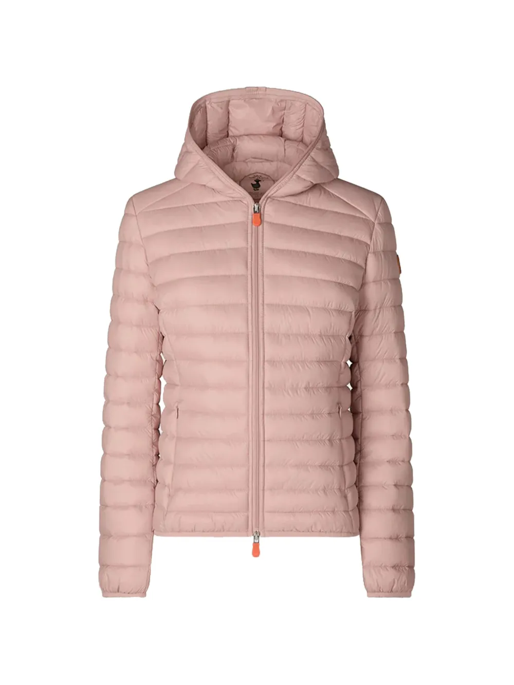 Save The Duck hooded quilted jacket - Rosa