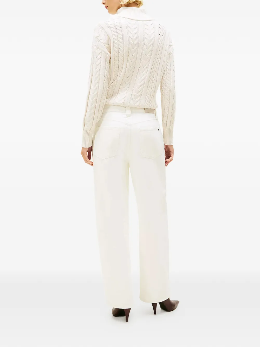 Five-Pockets Wide-Leg Jeans