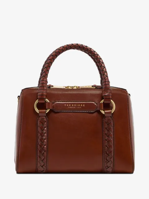 The Bridge Laura Wow braided-handle leather mini bag