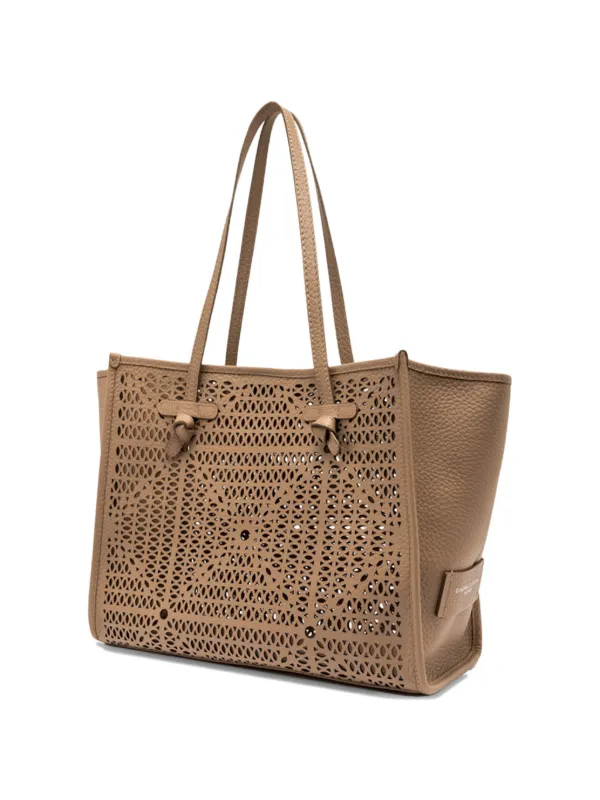 GIANNI CHIARINI Marcella Knot Tote Bag | Neutrals | FARFETCH