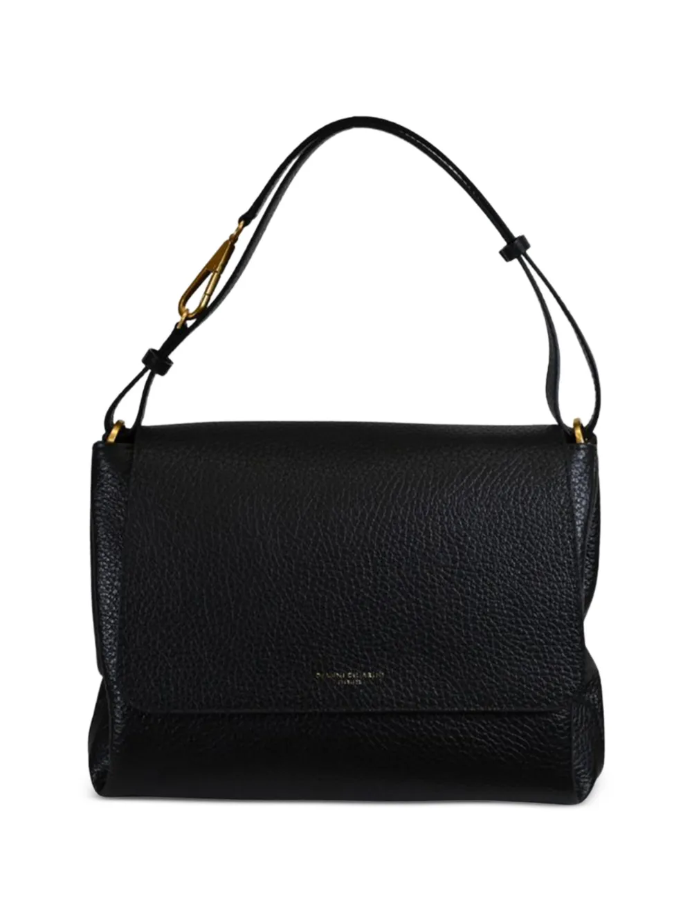 GIANNI CHIARINI flap-top leather shoulder bag - Nero