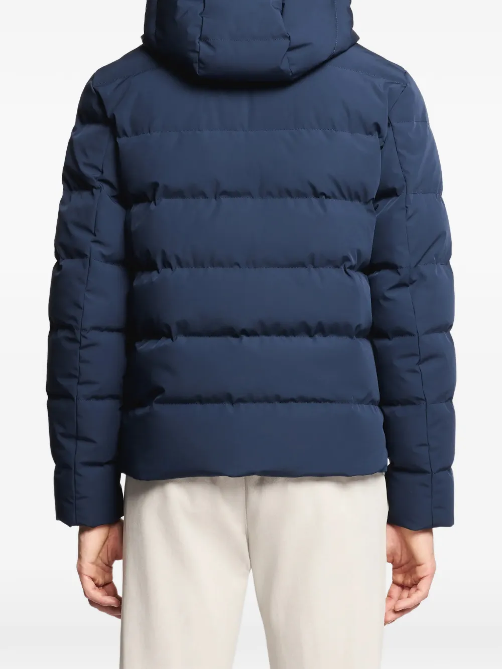 Fay Hooded Padded Jacket - Blue 