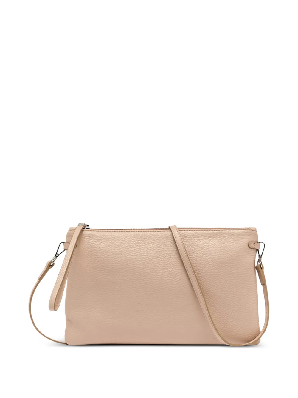 GIANNI CHIARINI Clutch Hermy in pelle - Toni neutri