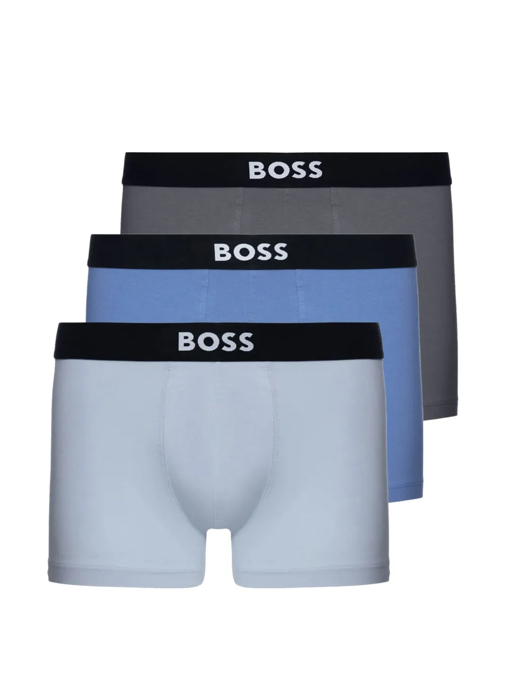 BOSS logo boxers (set of three) - Blu