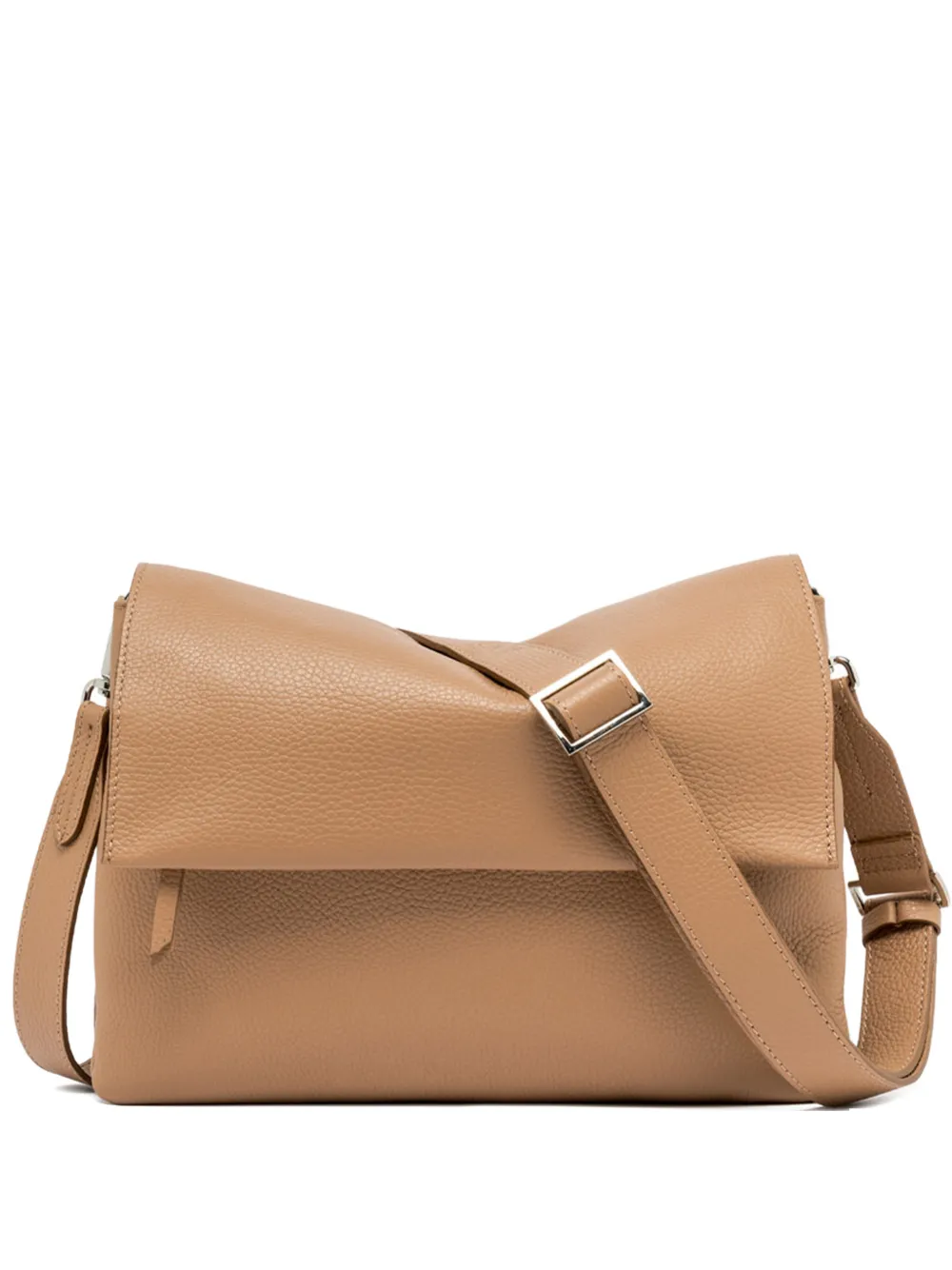 GIANNI CHIARINI medium Three flap shoulder bag - Toni neutri