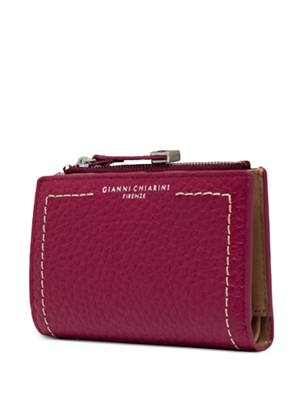 Zip Topstitch Wallet