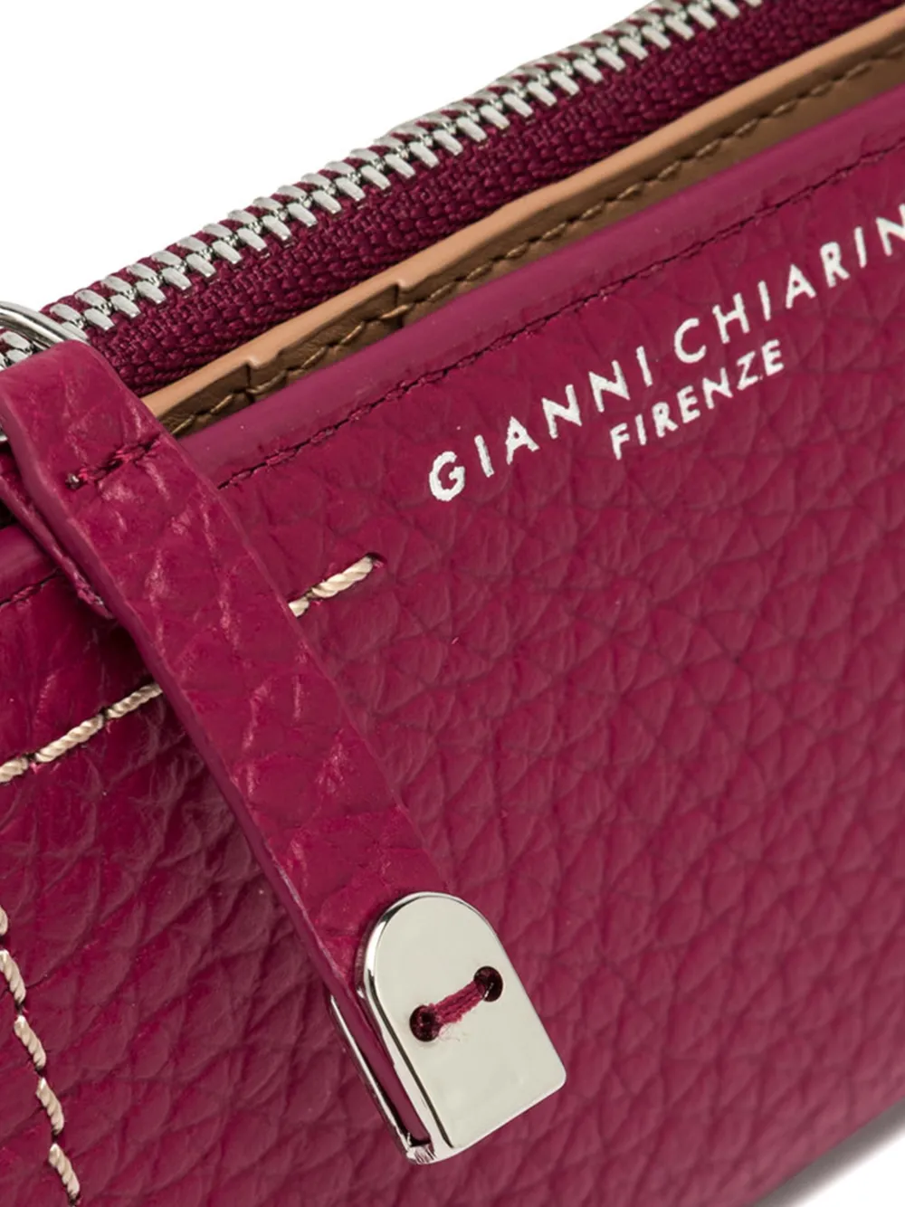 Zip Topstitch Wallet