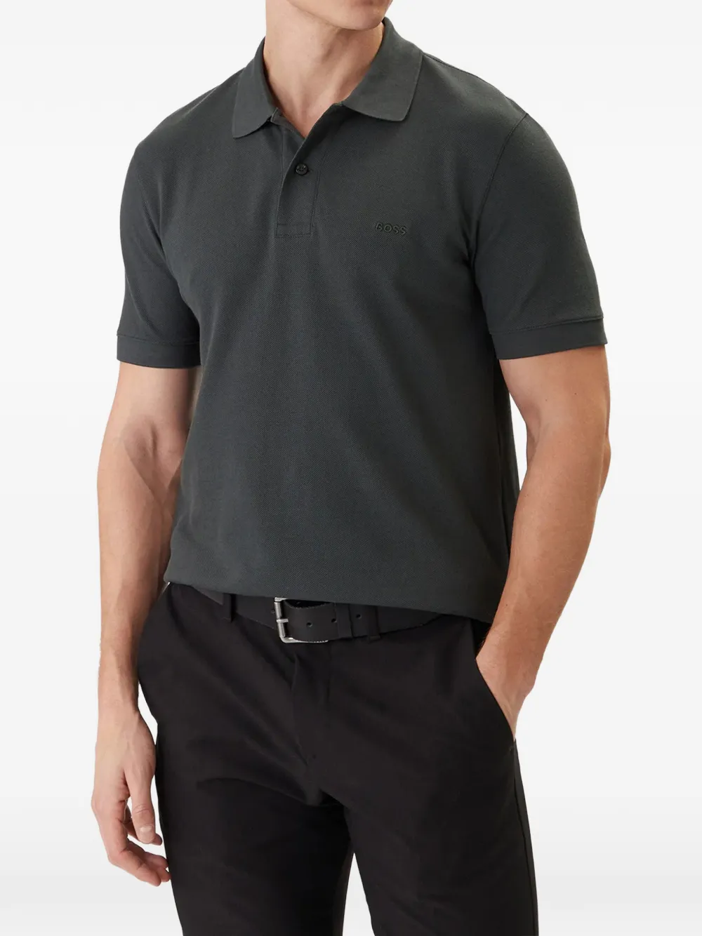 BOSS short-sleeve polo shirt - Verde