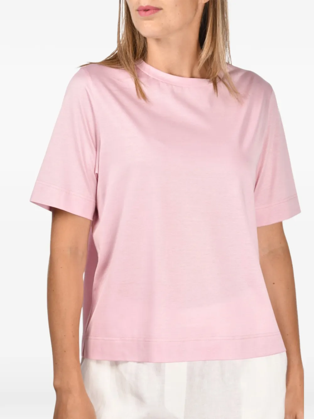 Gran Sasso T-shirt met ronde hals Roze