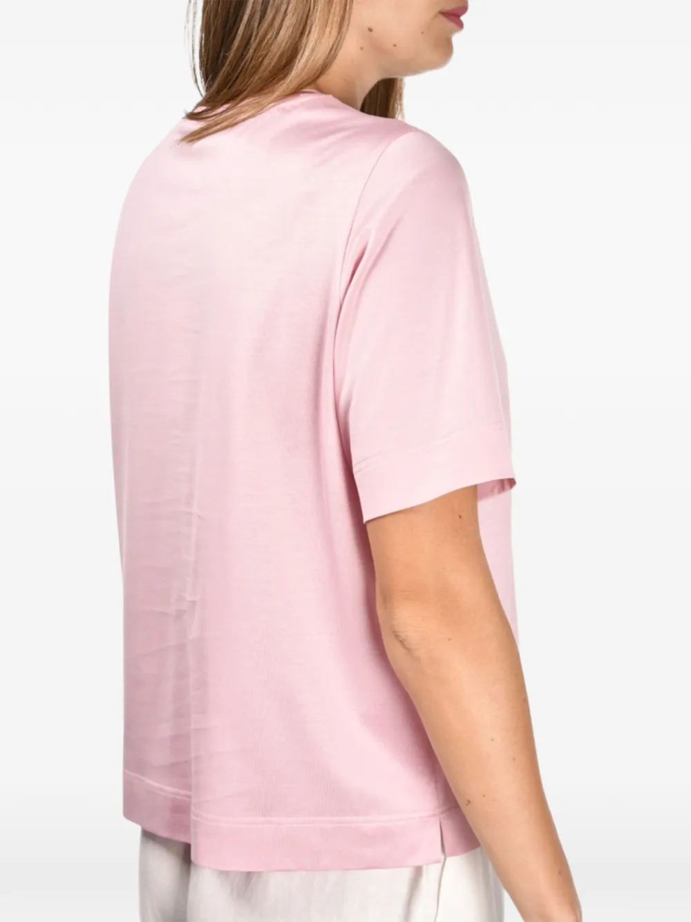 Gran Sasso T-shirt met ronde hals Roze