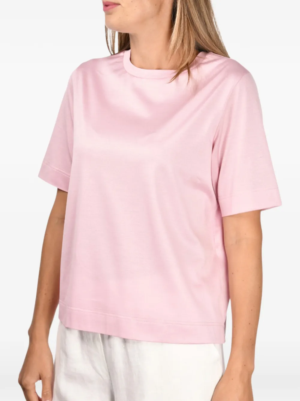 Gran Sasso T-shirt met ronde hals Roze