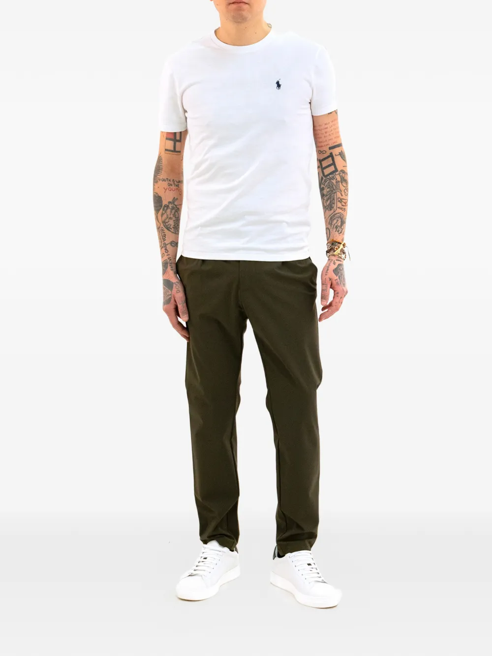 Cruna Mitte Pleated Trousers - Green 