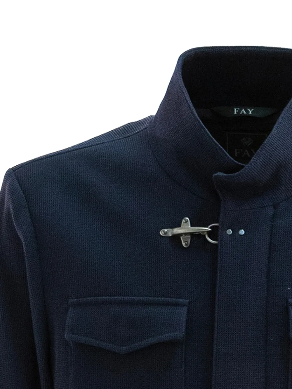 Fay Trave jack met klepzak Blauw