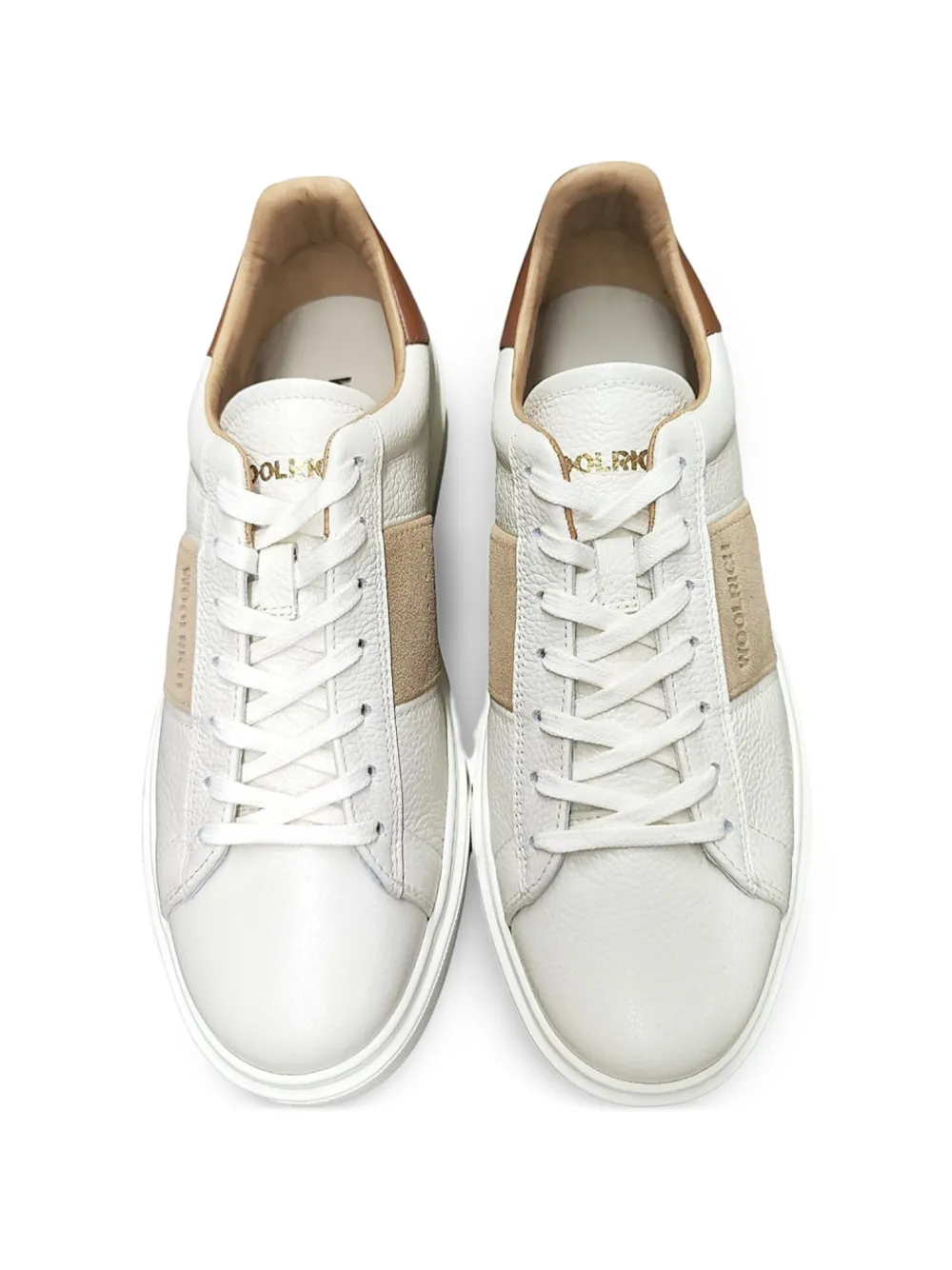  Woolrich Leather Sneakers - Neutrals 