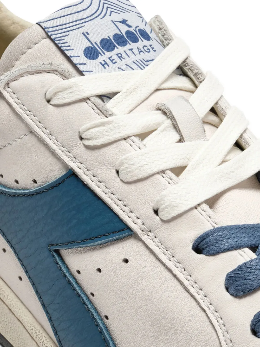 Diadora Prestige Used leren sneakers Beige