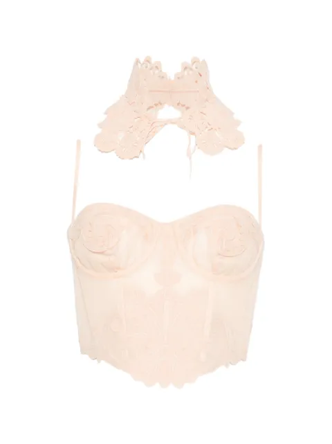 ZIMMERMANN Rebellion filigree-collar corset