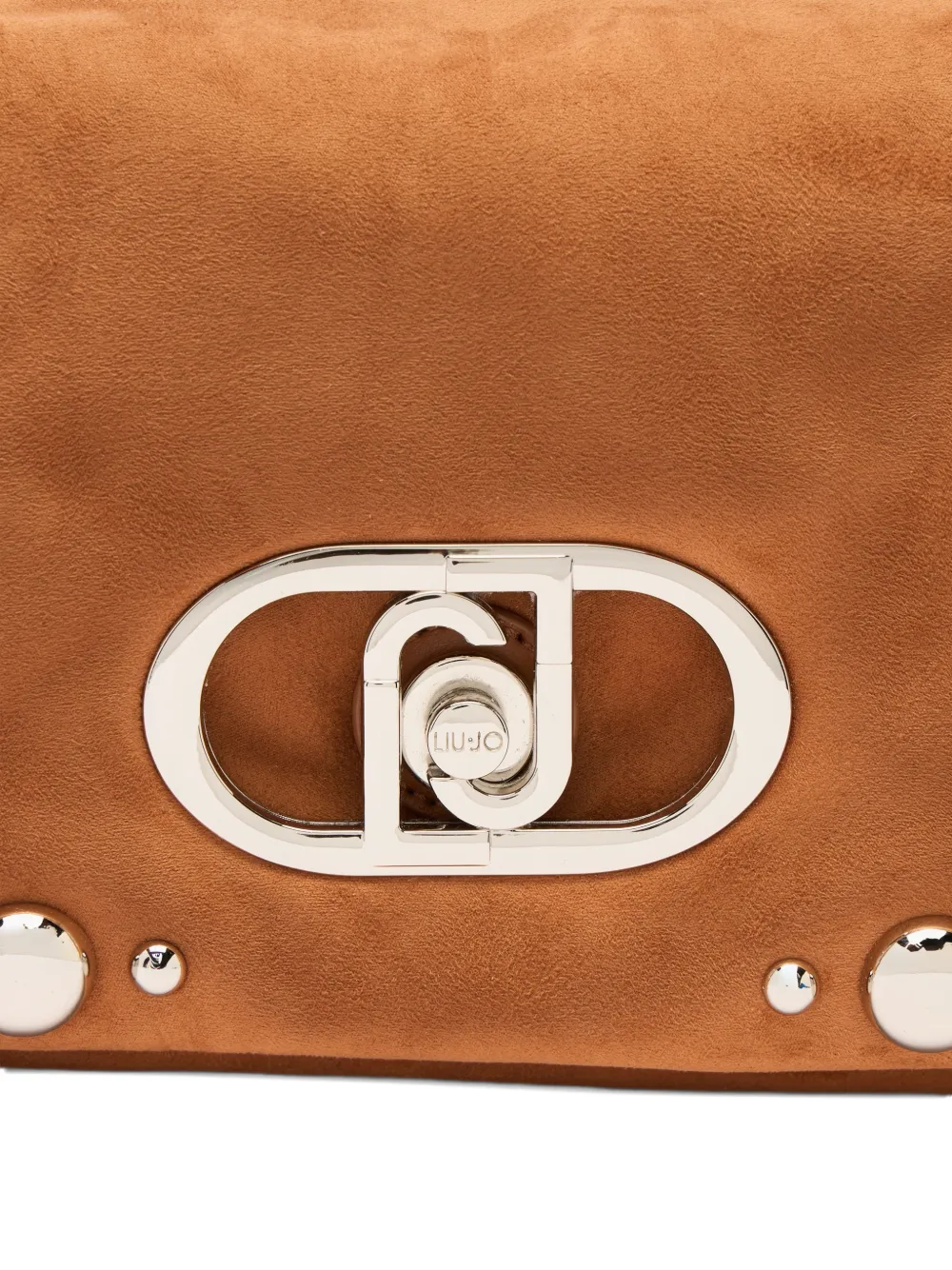 LIU JO LaPuffy crossbodytas met logoplakkaat Bruin