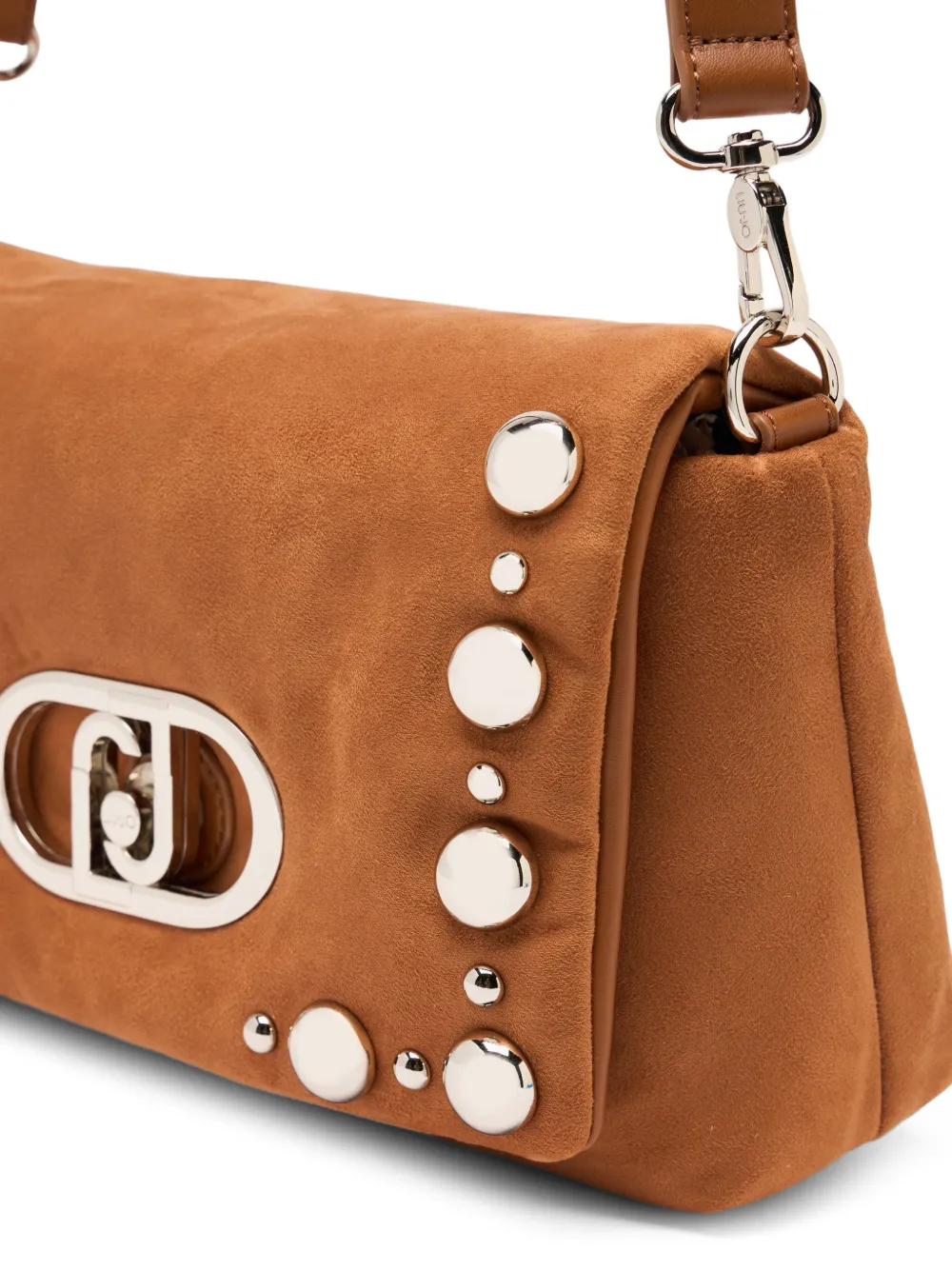 LIU JO LaPuffy crossbodytas met logoplakkaat Bruin