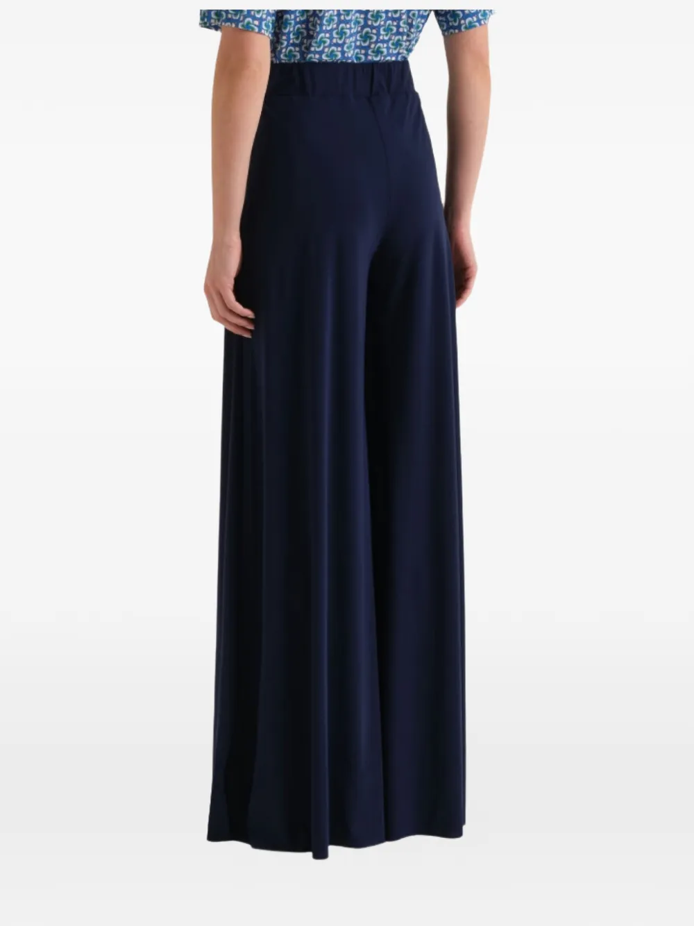 MALIPARMI High waist palazzo broek Blauw