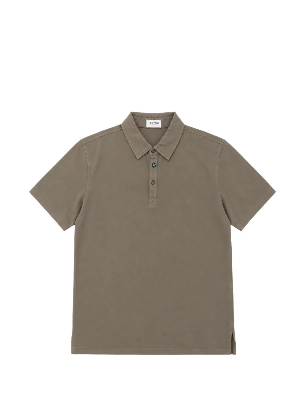 Heritage short-sleeve polo shirt - Grigio