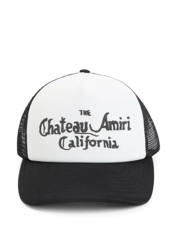 Amiri Lettering-print Baseball Cap in Black