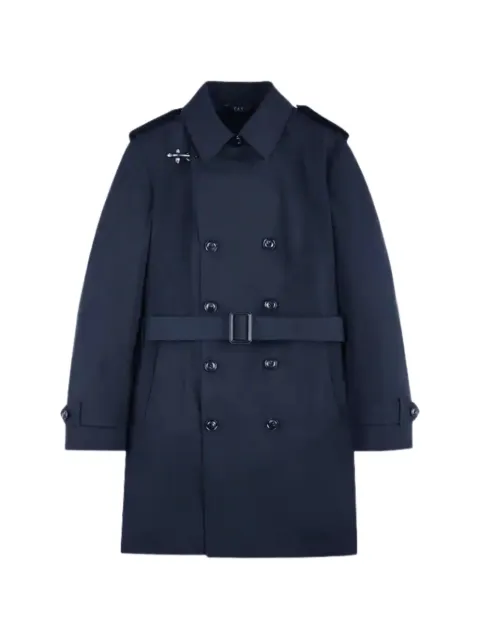Fay belted double-breasted coat