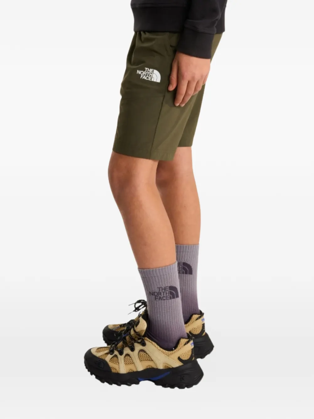 The North Face Kids Shorts met logopatch Groen