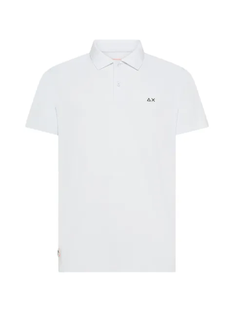 Sun68 logo-patch short-sleeve polo shirt