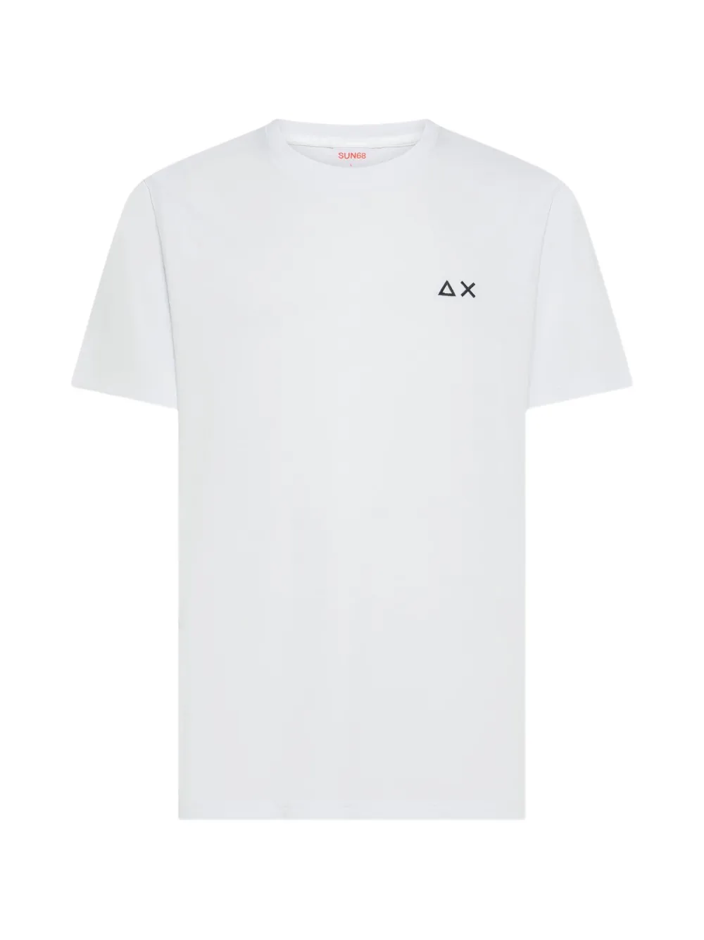 Sun 68 Crew-neck Logo-detail T-shirt In Multi