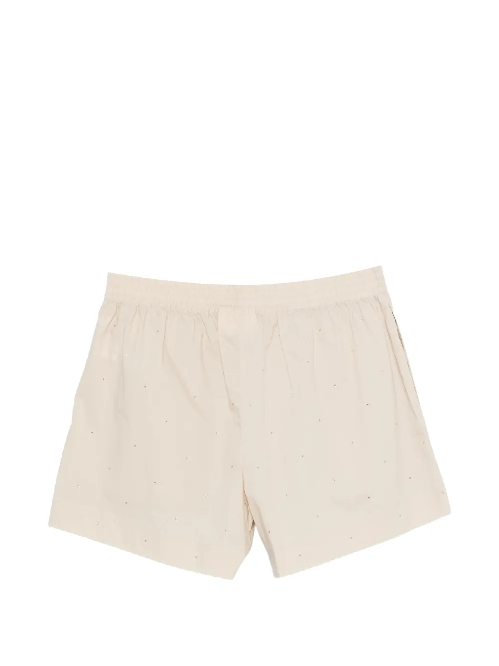 MC2 Saint Barth Meave crystal-embellished elasticated-waist shorts · L