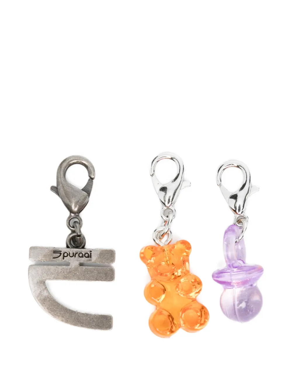 Puraai Schoenenaccessoire met logobedel Veelkleurig