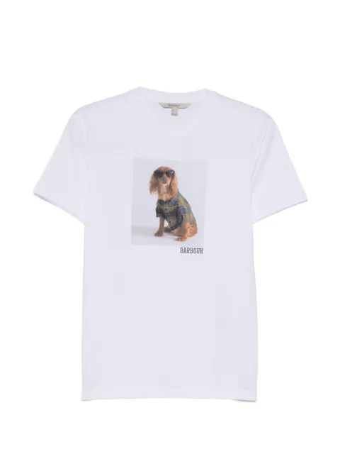 Barbour T-Shirt mit grafischem Print