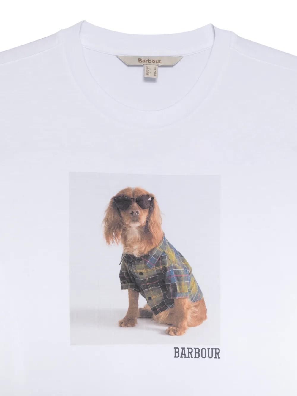  Barbour Short-sleeve Graphic T-shirt - White 