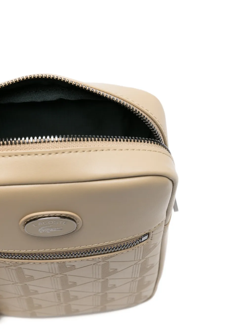 Lacoste Crossbodytas met logo-reliëf Beige
