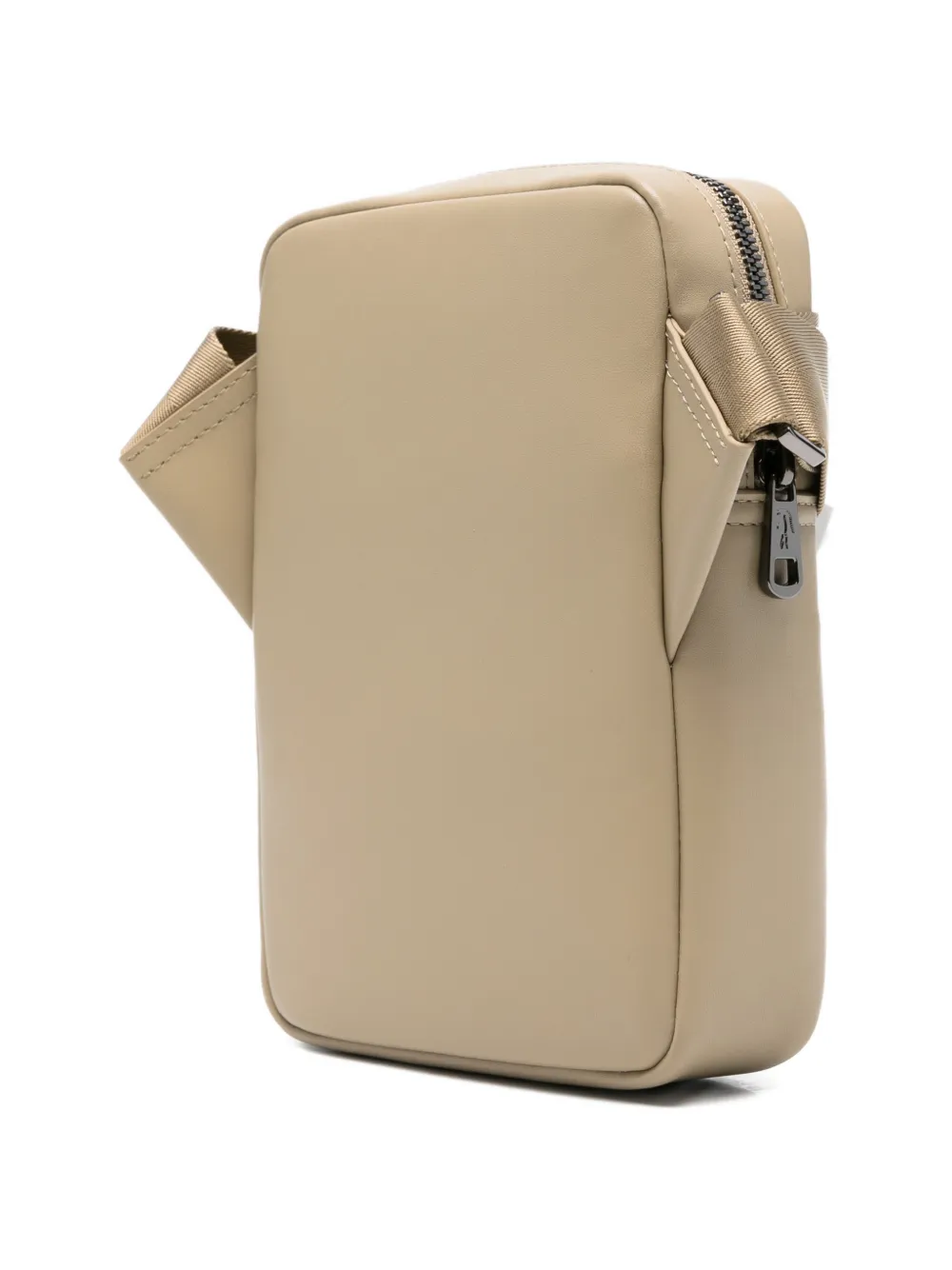  Lacoste Embossed-logo Cross Body Bag - Neutrals 